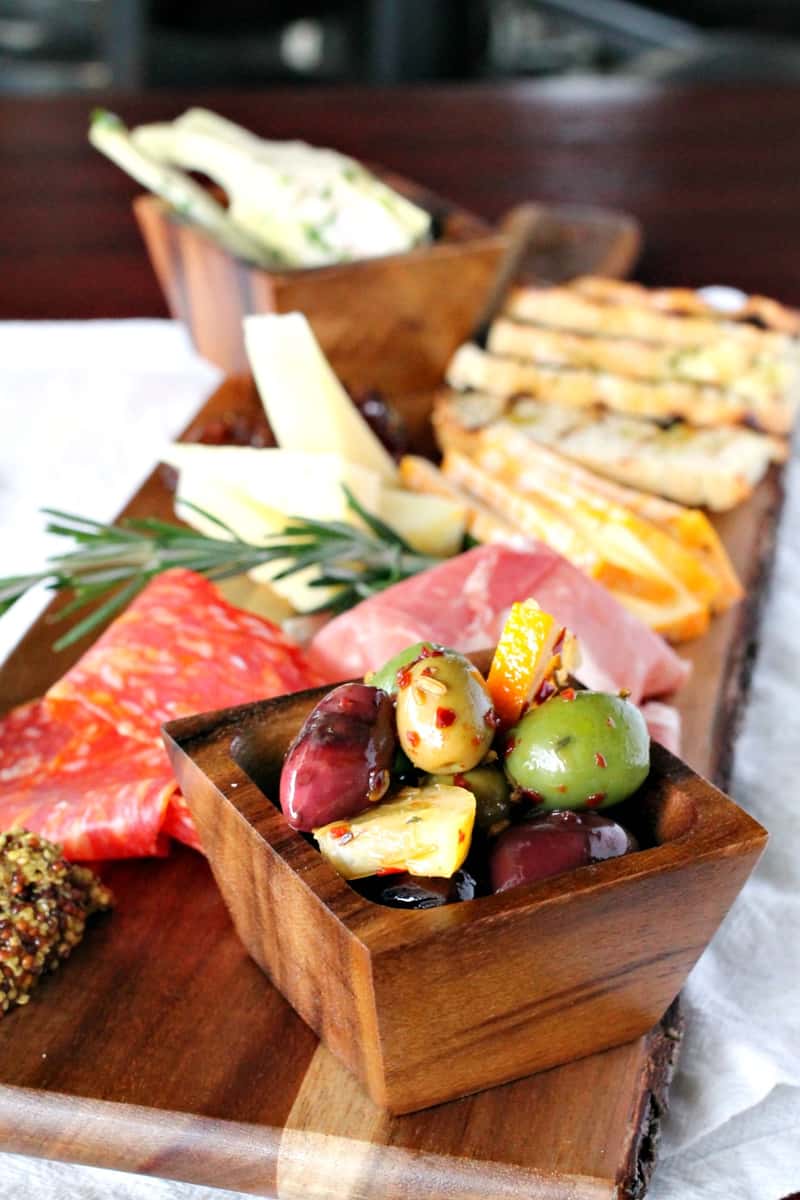 Meat and cheese board