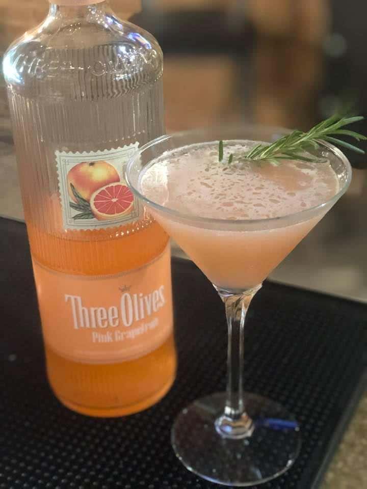 Rosemary Grapefruit Martini