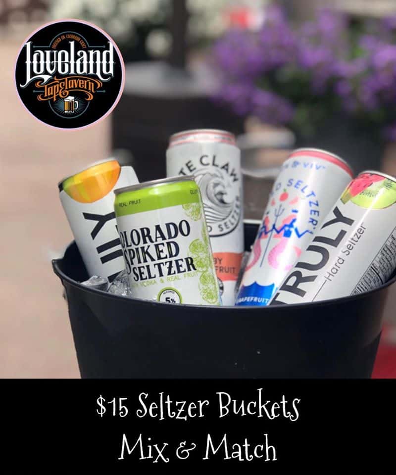 Seltzer Bucket/ 5 cans