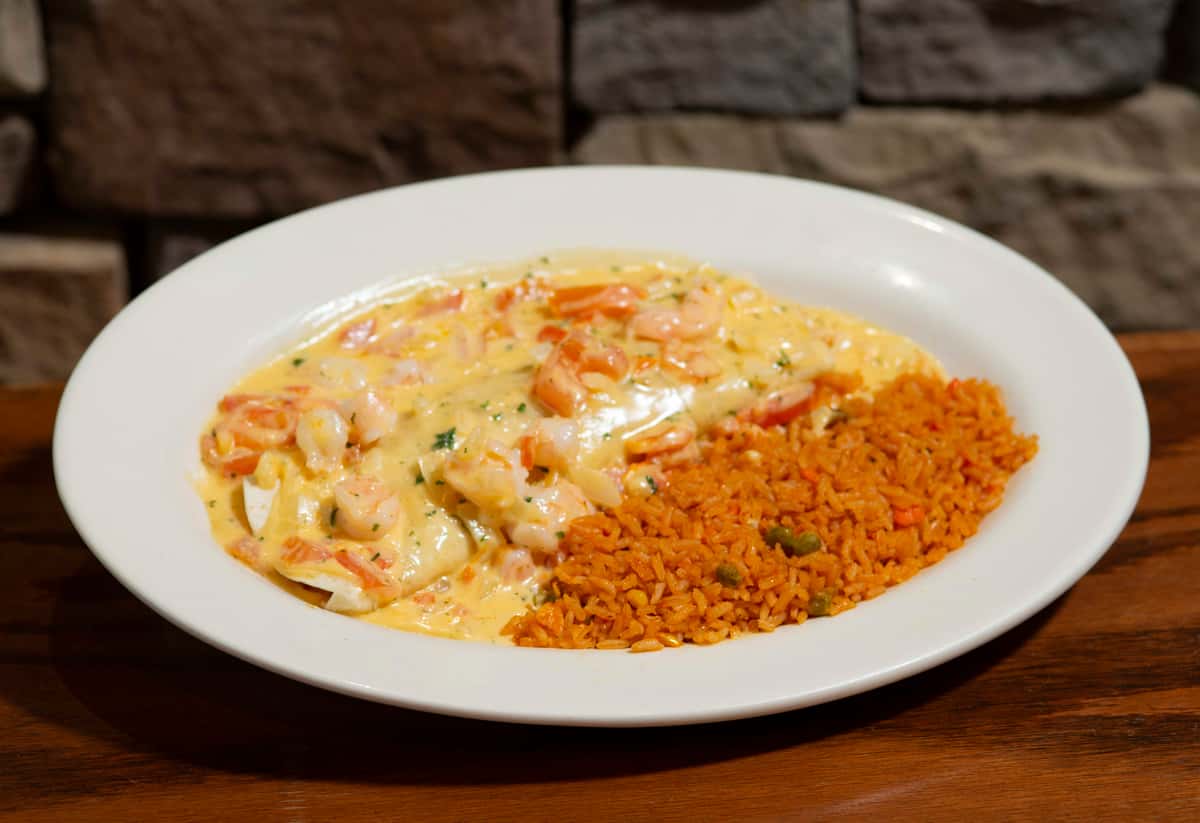 Burrito Especial* Main Mesquite Mexican Grill Mexican Restaurant