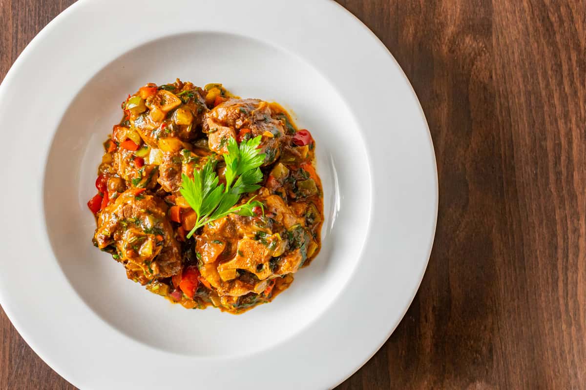 Oxtail Stew - Swahili Village Bar and Restaurant