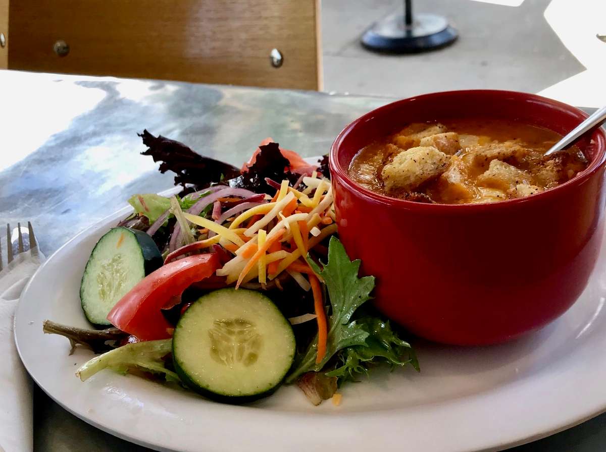 Soup and Green Salad Salads and Soup Little Calf Creamery and Cafe