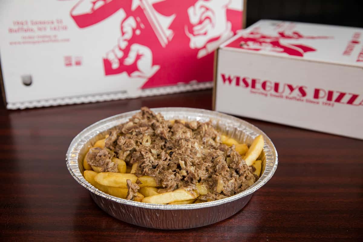Steak Hoagie Fries Sides Wise Guys Pizza Pizza Restaurant in Buffalo, NY