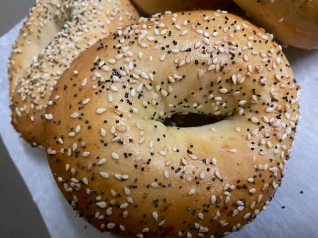 Everything Bagel with Cream Cheese