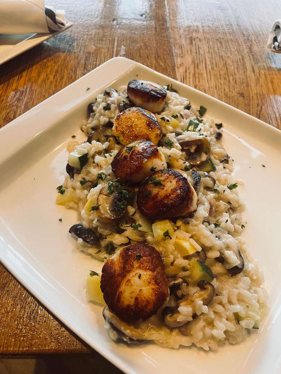 Local Caramelized Scallops