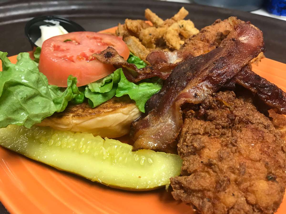 Crispy Chicken BLT Lunch The Main Street Station Brunch