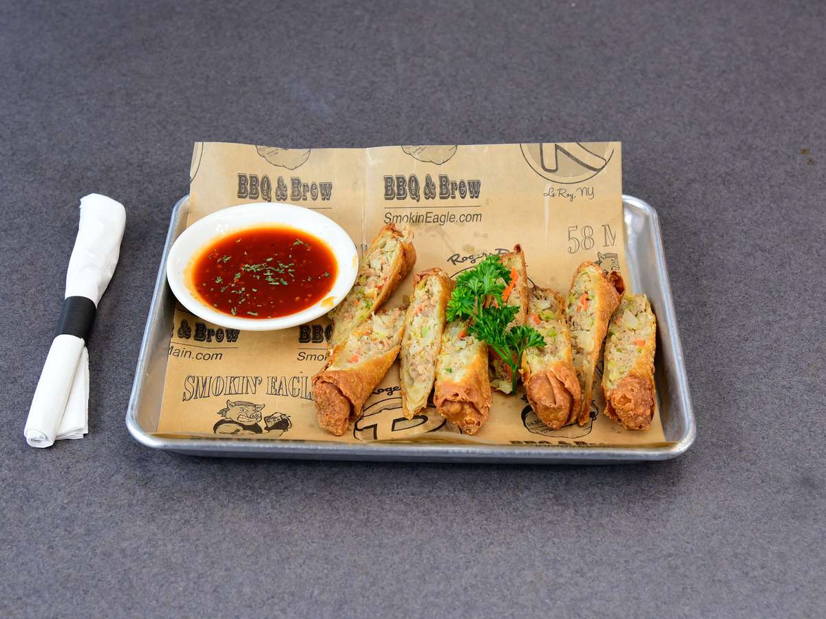 Pulled Pork Egg Rolls Regular Menu 58 Main BBQ & Brew Barbecue
