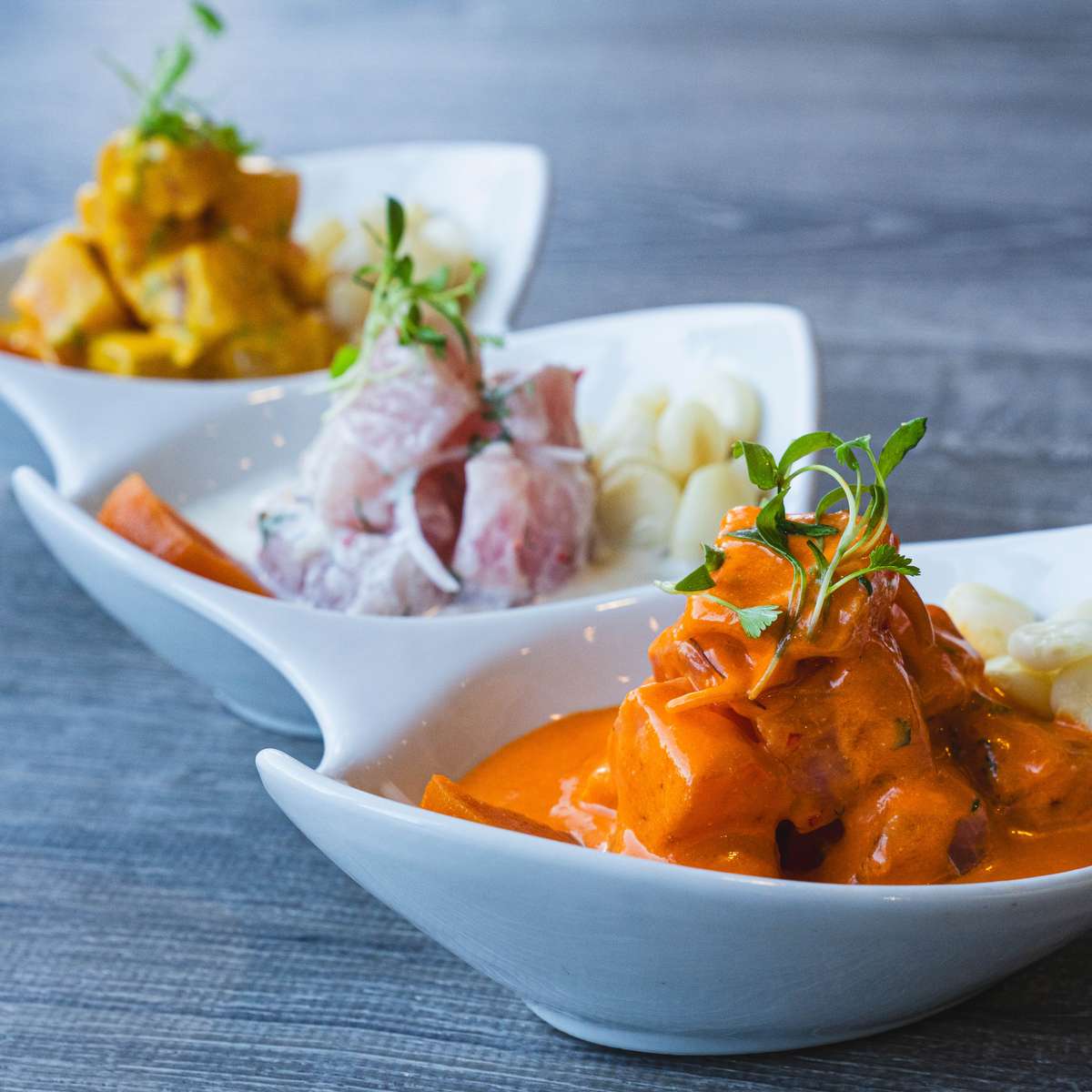 PIQUEO 3 CEVICHES MIXTO - Embarcadero 41 - USA | Peruvian Nikkei