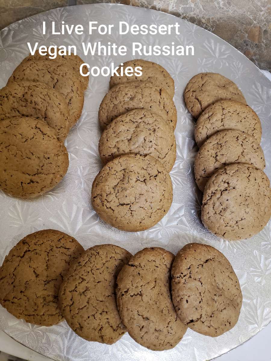 White Russian Cookies Vegan