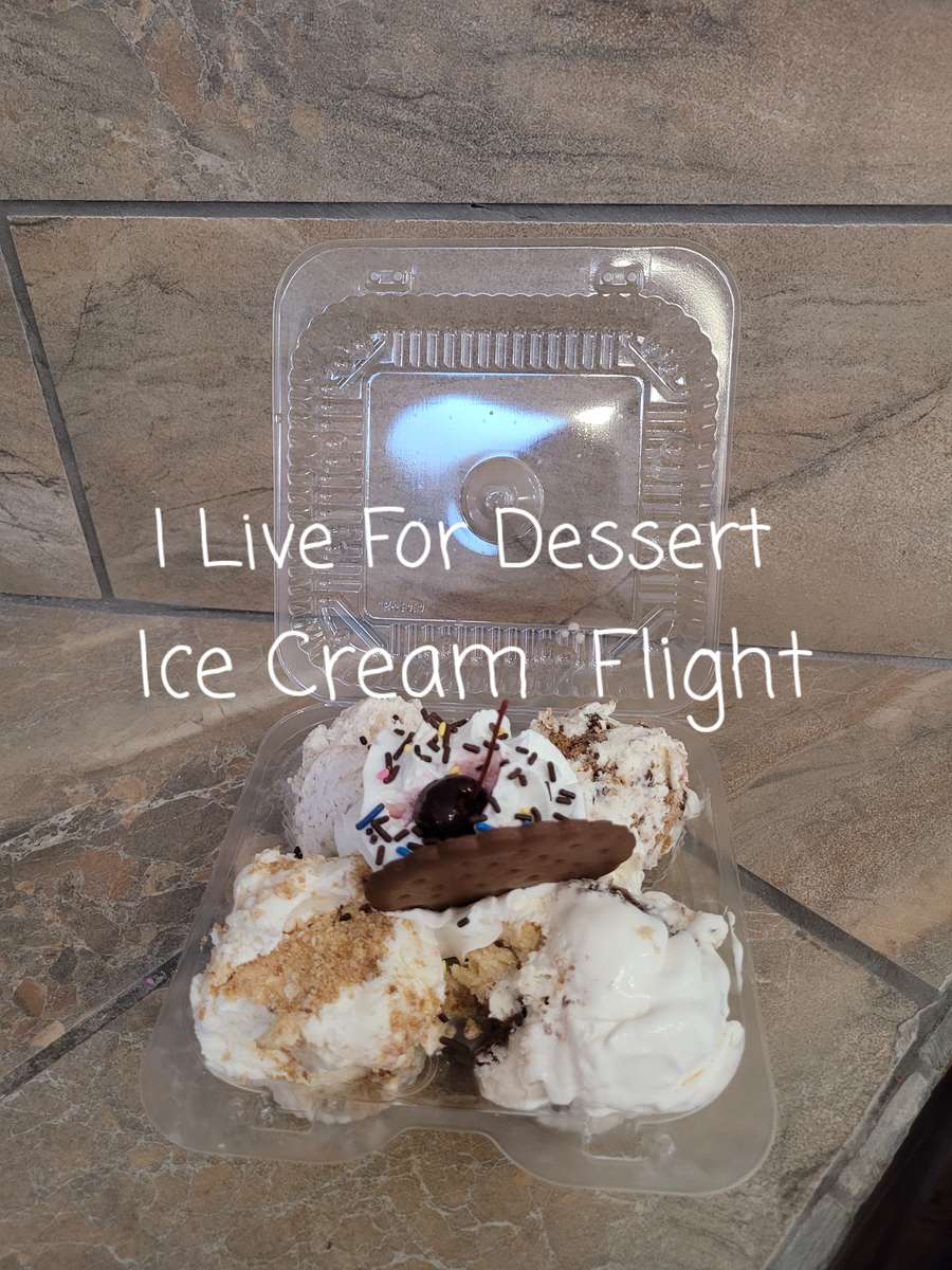 Ice Cream Flight 4 Flavors