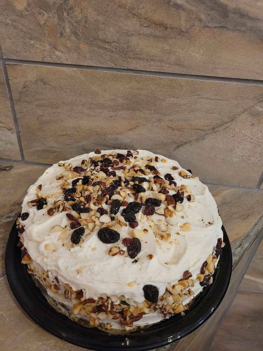 10" D Triple Nut & Fruit Cake Order By 2PM For Next Day