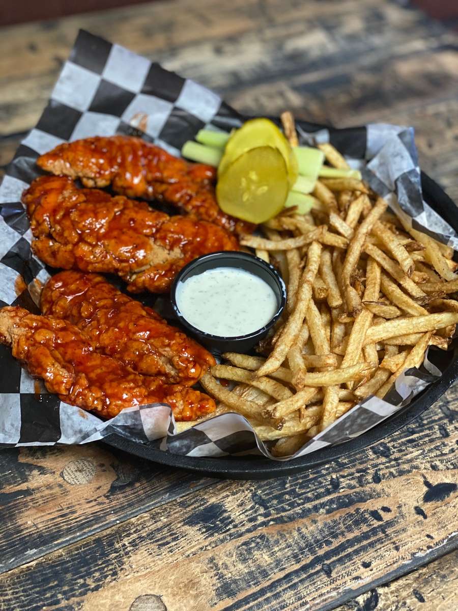 Chicken Tenders Menu Triple Threat Sports Bar Sports Bar in