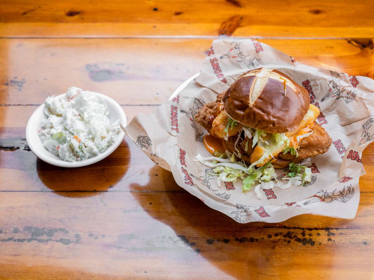 Loaded Buffalo Chicken Sandwich