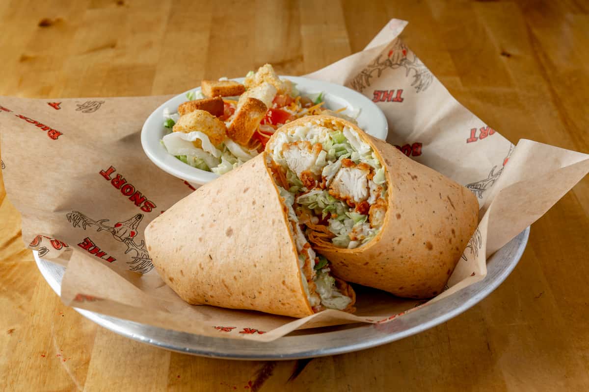 crispy chicken wrap