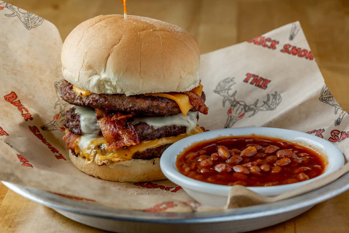 monster buck burger