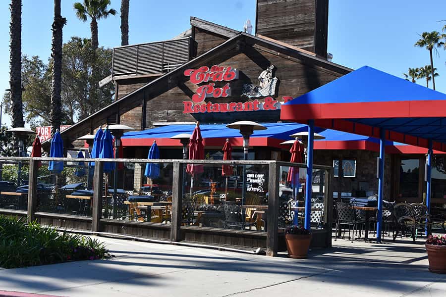 Front of Crab Pot Restaurant