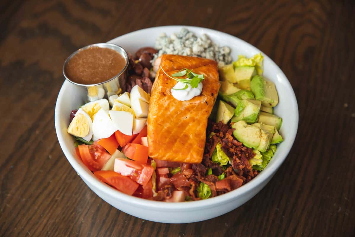 salmon cobb salad