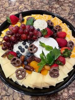 Fancy Cheese and Fruit Platter
