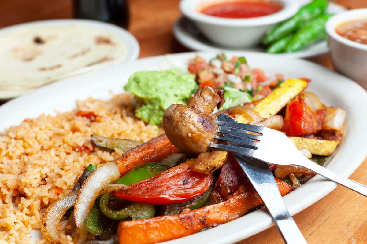 vegetable fajita