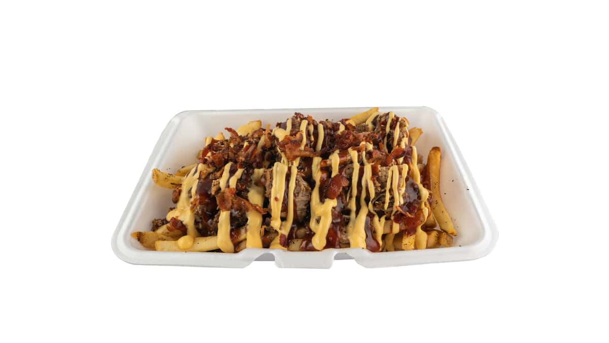 Pulled Pork Chili Cheese Fries