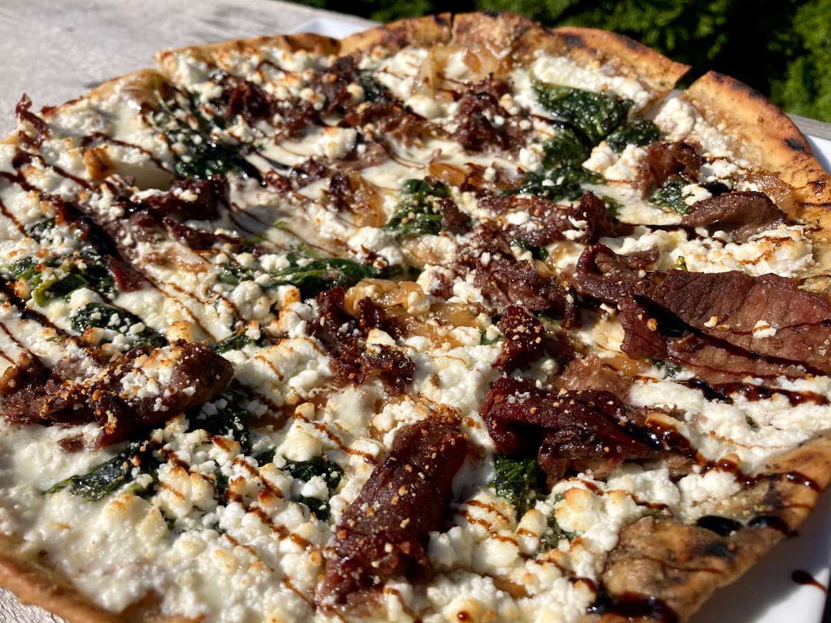 Steak & Caramelized Onions Flatbread