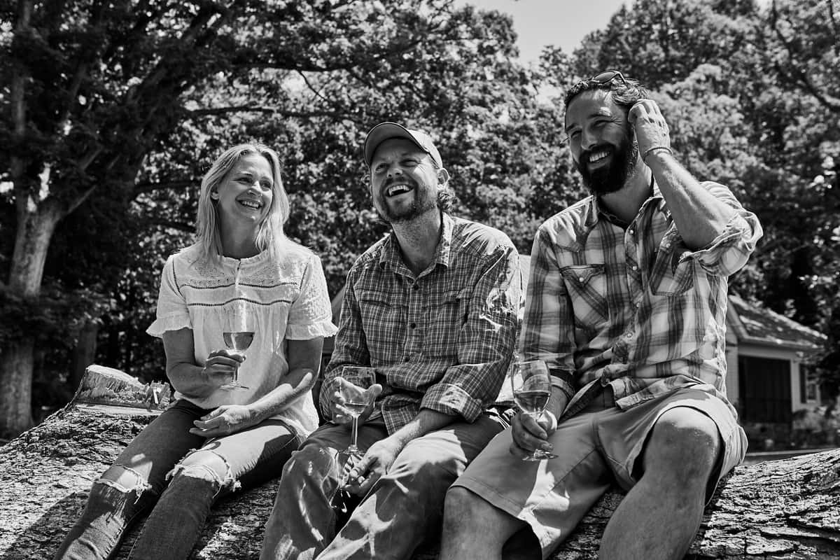 people on a farm
