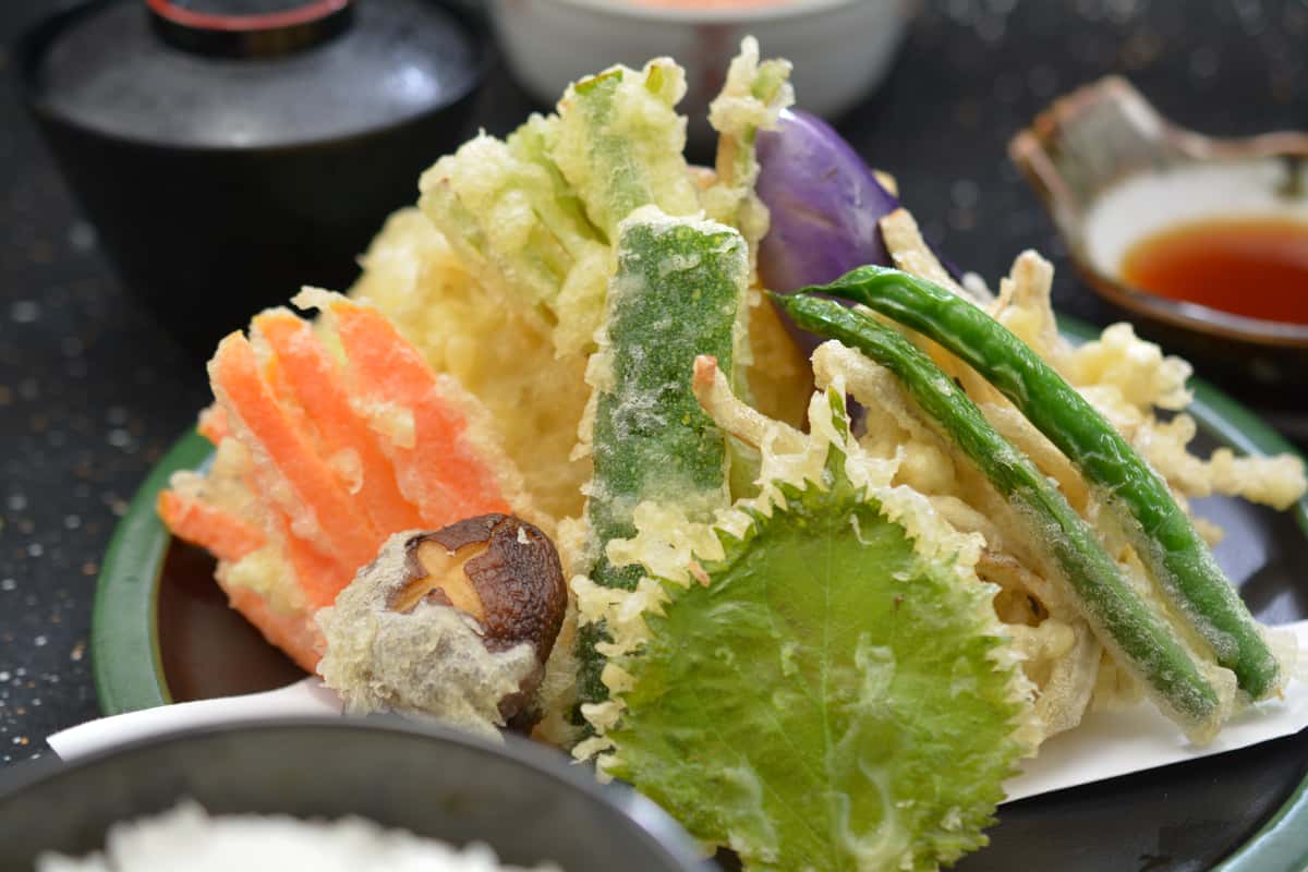 Vegetable Tenpura Teishoku - Gyotaku Japanese Restaurants - Hawaii