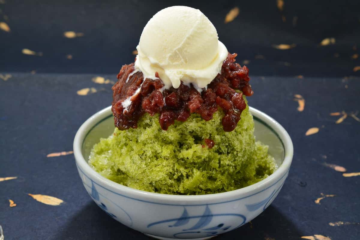 Deluxe Green Tea Shave Ice - Gyotaku Japanese Restaurants - Hawaii