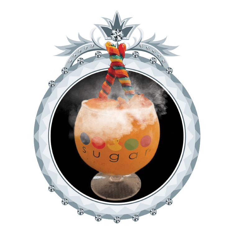 The Twisted Hart Peach Lemonade Goblet - Sugar Factory