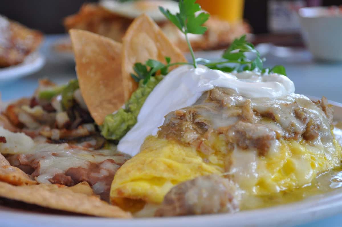 Chile Verde Omelette