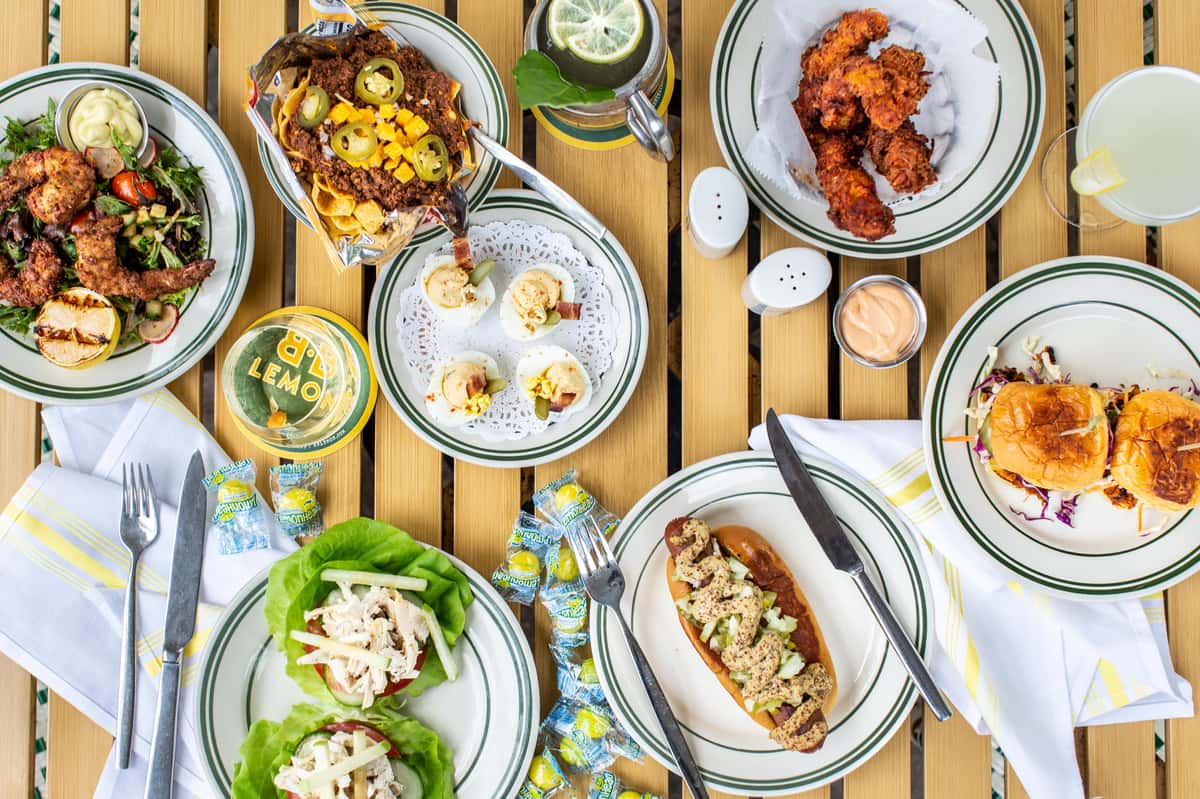variety of dishes