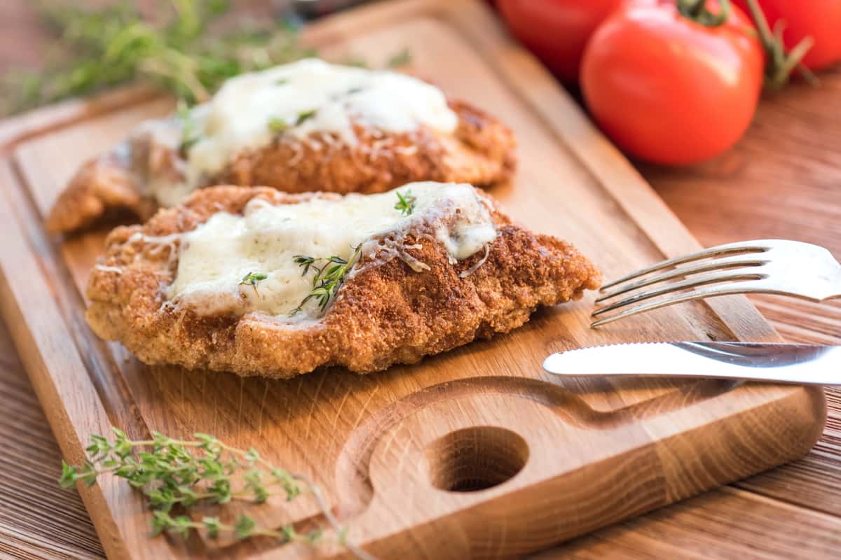 Baked chicken parmesan