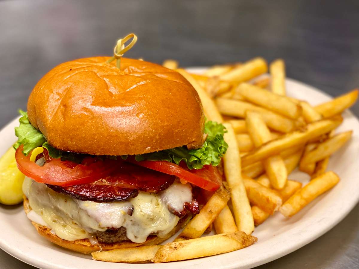 Apple Wood Bacon Cheese Burger
