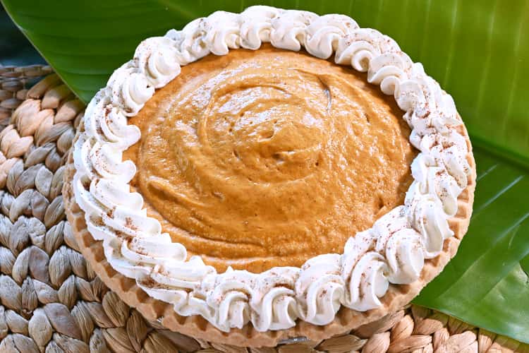 Pumpkin Chiffon Cream Cheese Pie