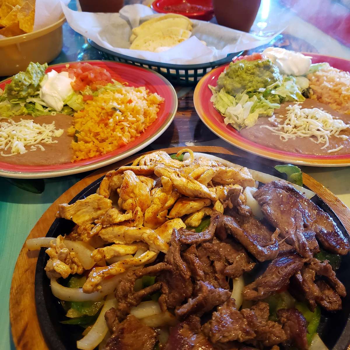 Grilled Mixed Fajitas for 2