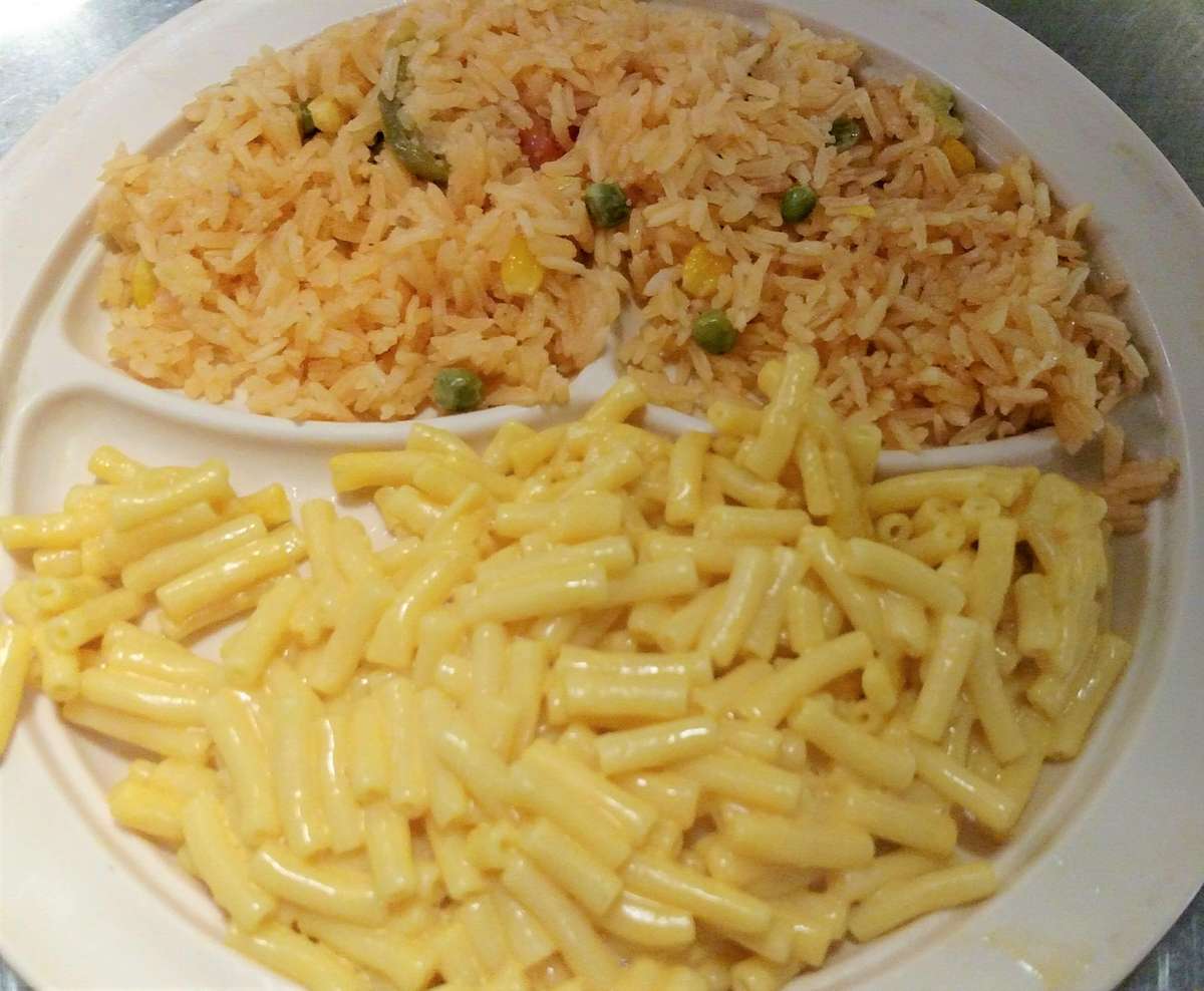 E. Mac N Cheese and Rice