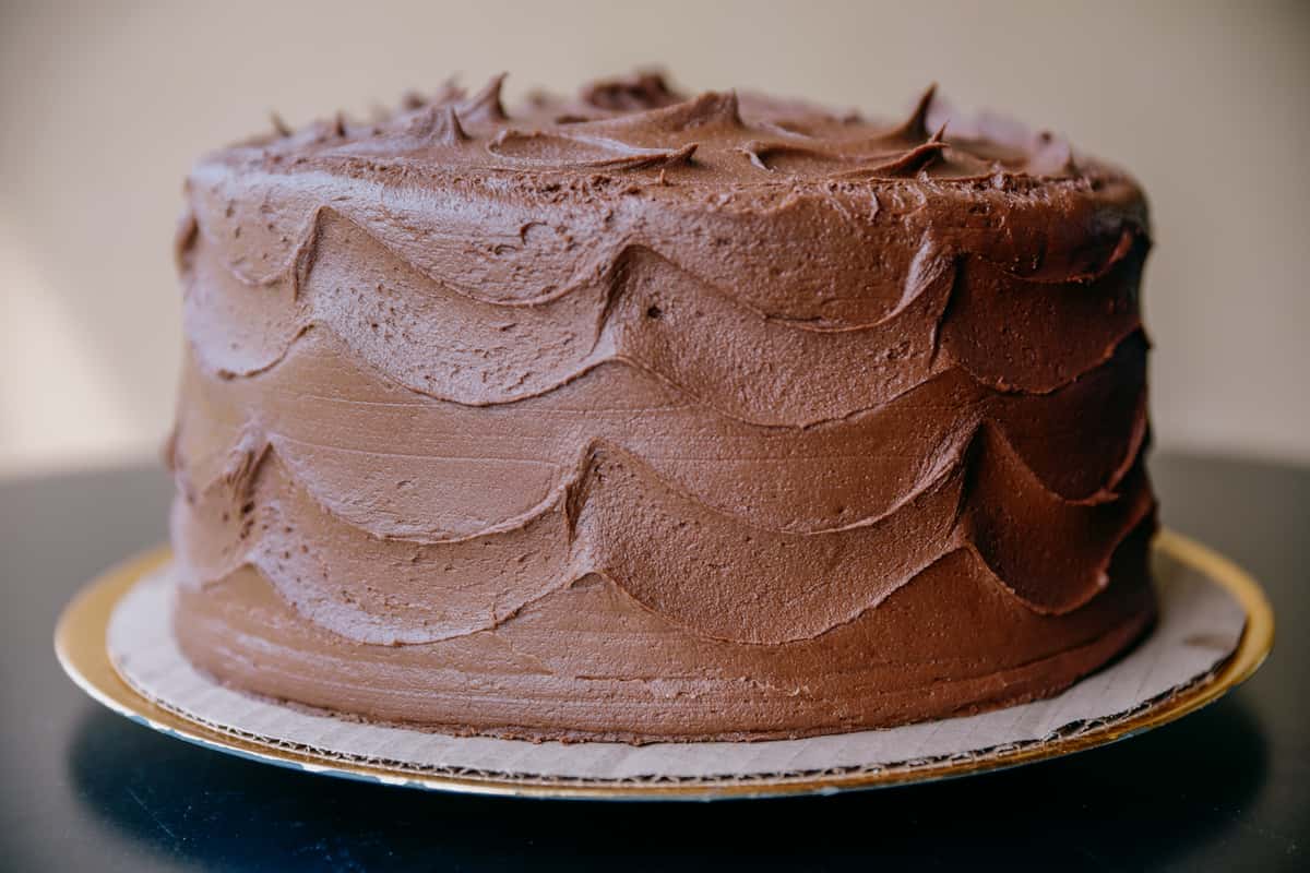 2 Layer Cake- Double Dark Chocolate