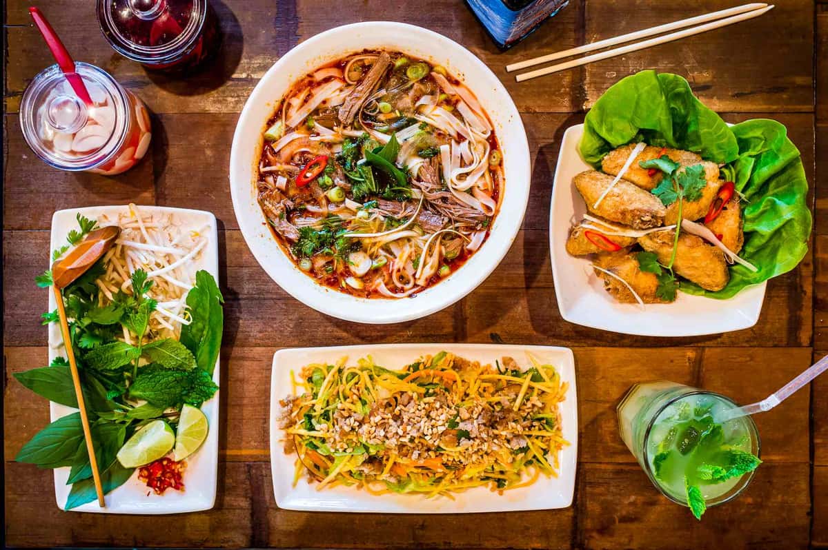 plates of food