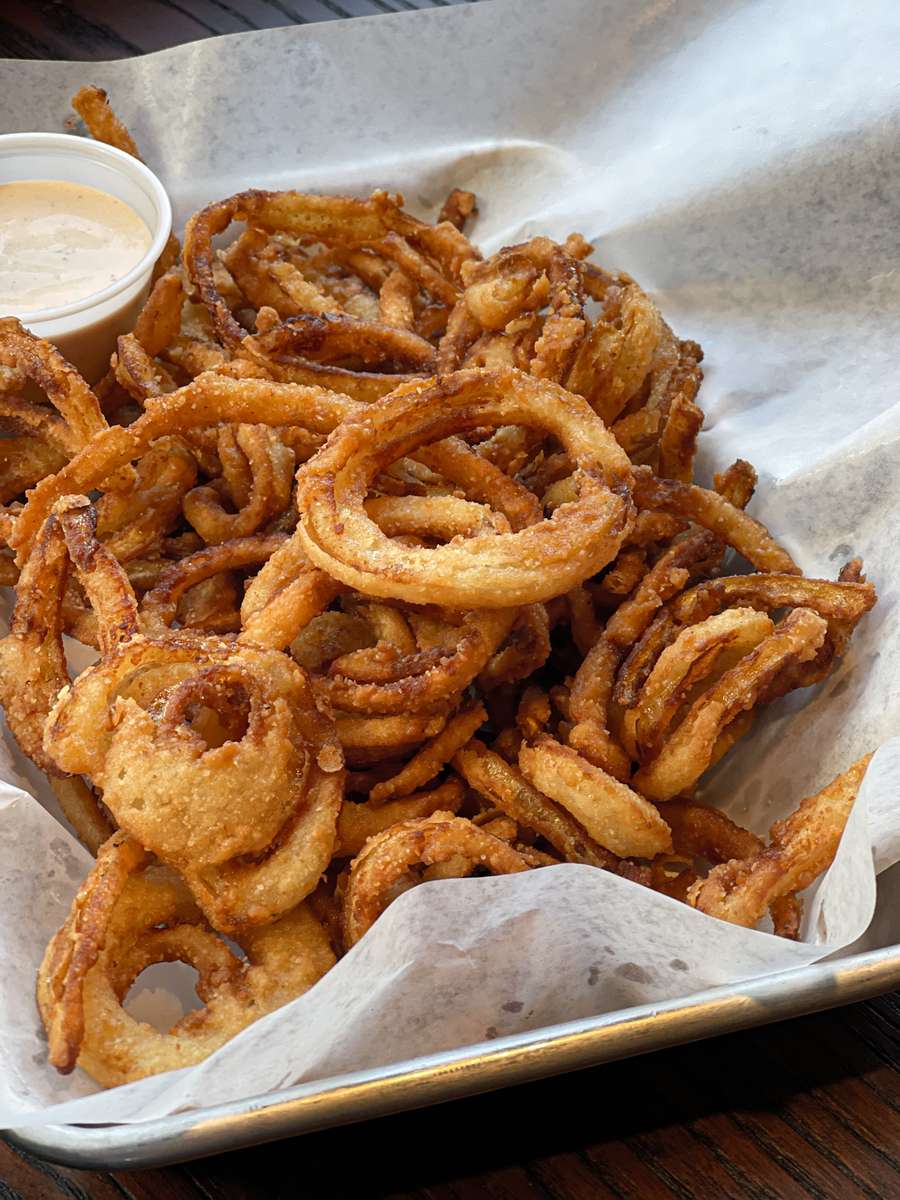 Onion Straw Basket - Main Menu - The Twisted Oar - American Restaurant ...