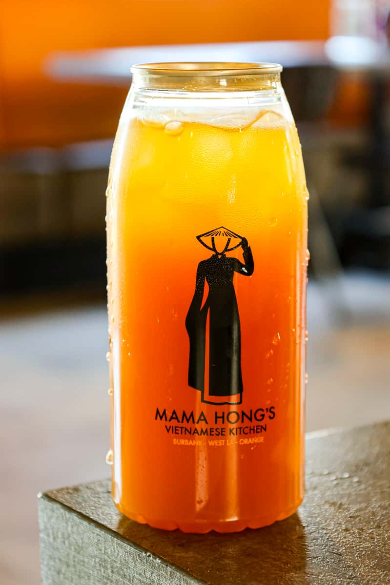 Peach Jasmine Iced Tea - Mama Hong's Vietnamese Kitchen