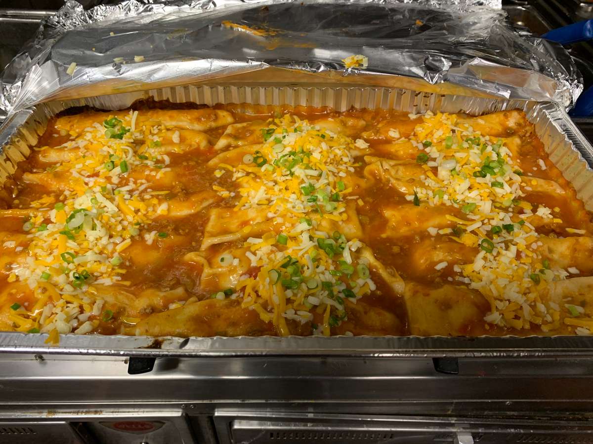 Cream Cheese Chicken Enchiladas