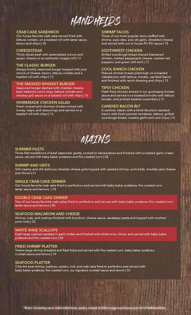 Menu Back