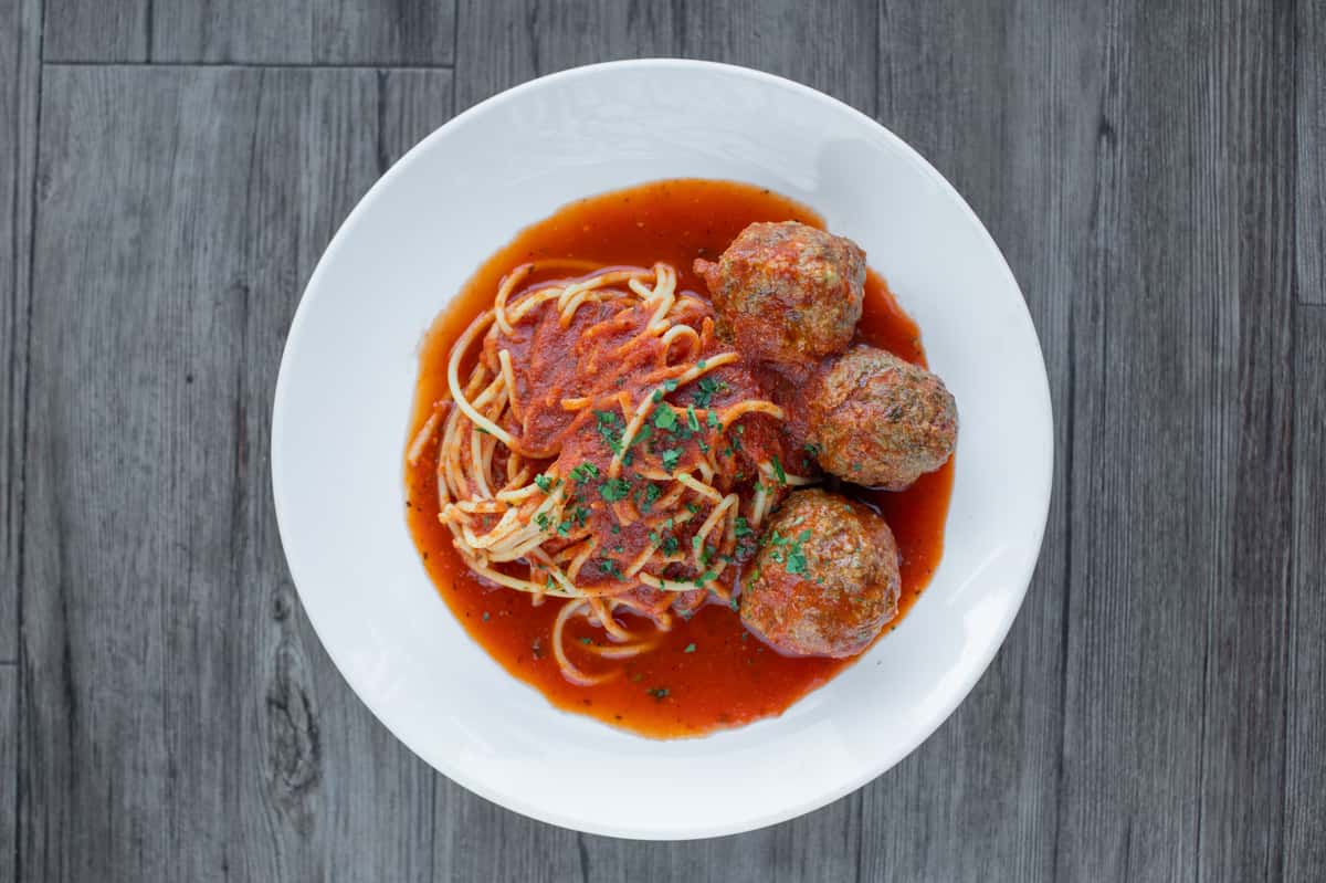 spaghetti and meatballs