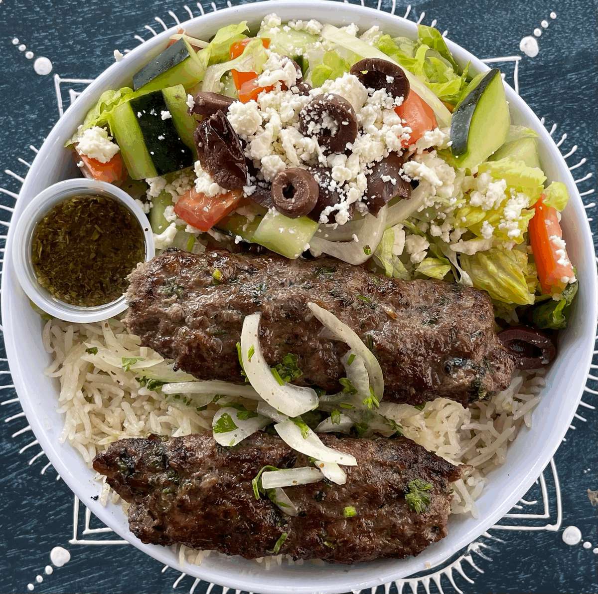 Kafta Kabob (( bowl)) Main Menu Kabobzi Mediterranean Grill