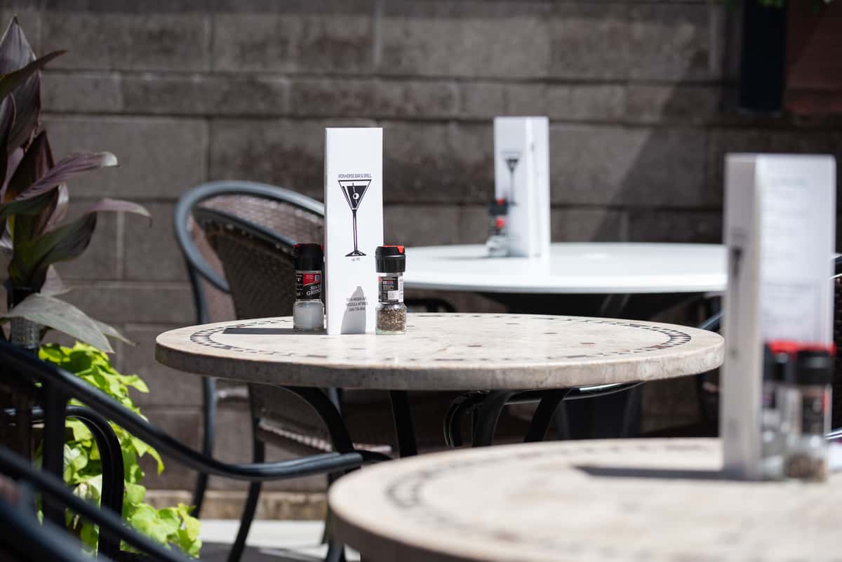 Outdoor seating