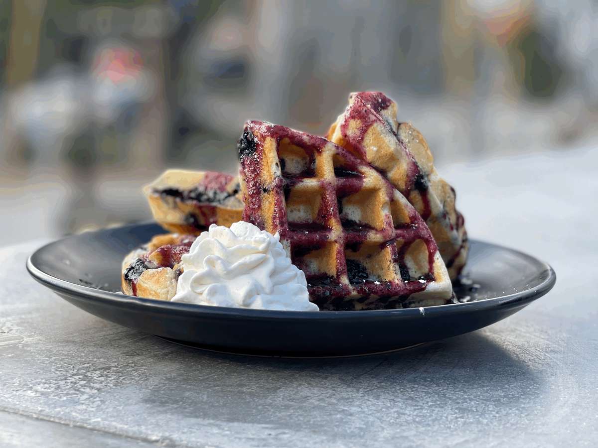 Waffle: Lemon, Blueberry (Weekend Special)
