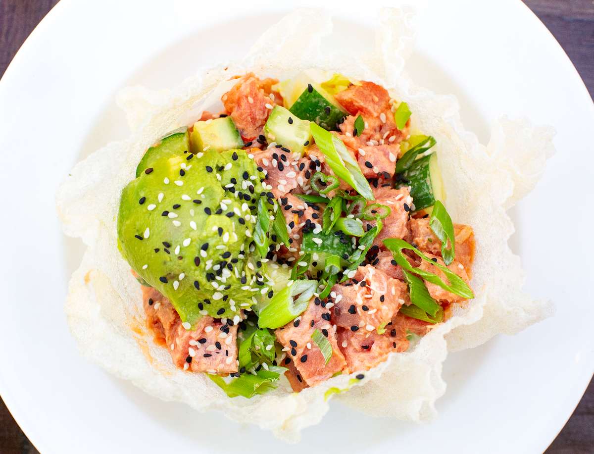 Tuna Poke Chips