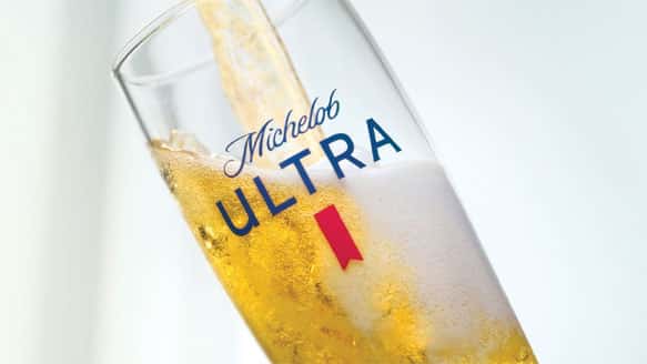 Michelob Ultra on tap