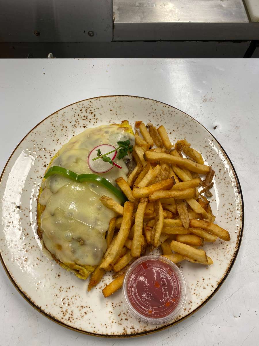 Mushroom & Swiss Omelet