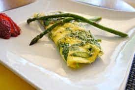 Asparagus & Swiss Omelet